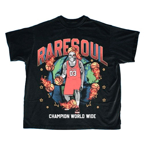 RARESOUL Champion Worldwide Tee – Black
